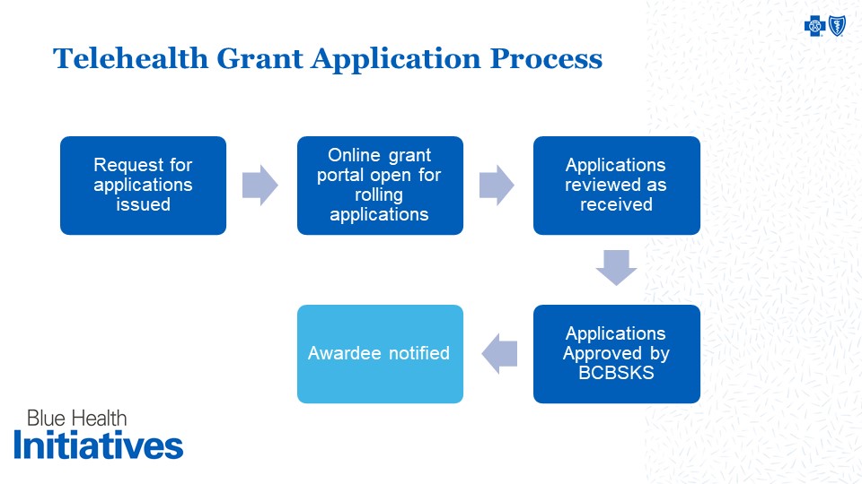 Telehealth grant application process