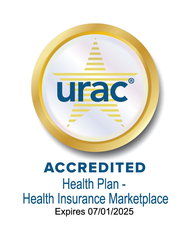 URAC Accredited Health Plan - Health Insurance Marketplace - Expires 07/01/2025