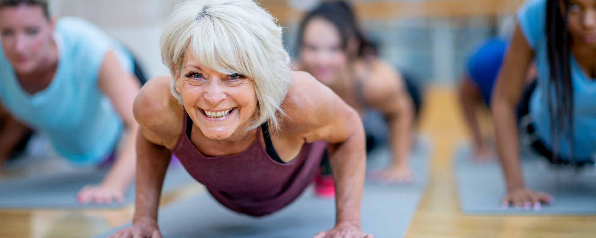 Woman doing yoga