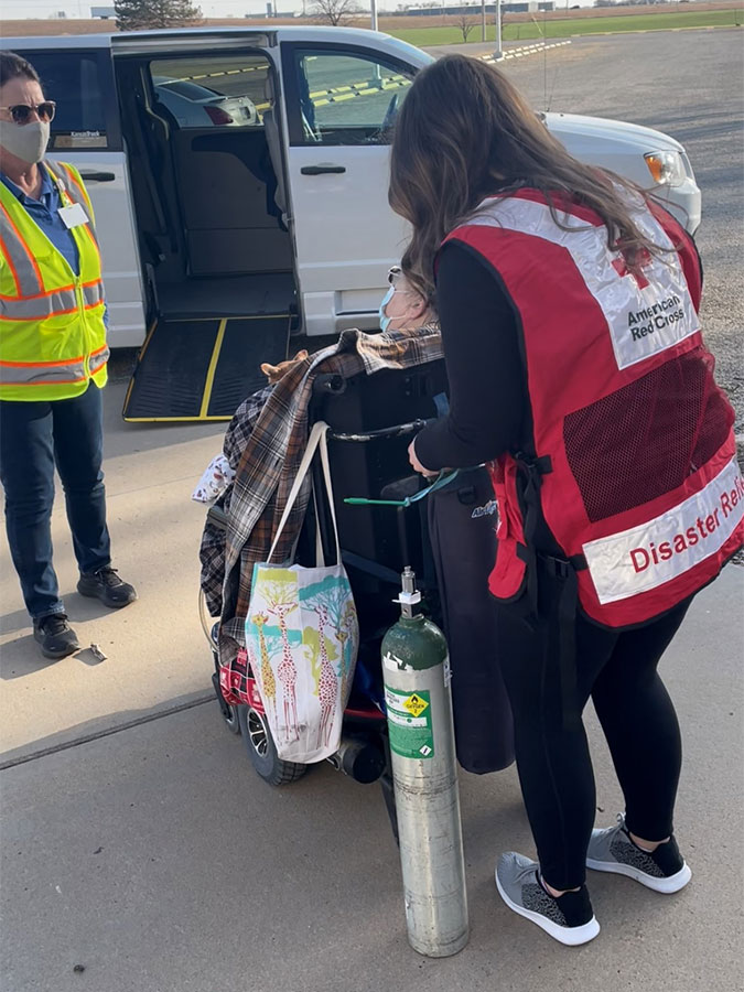 American Red Cross Disaster Relief team