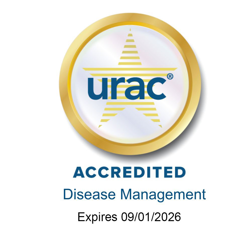 URAC Accredited Disease Management Expires 09/01/2026
