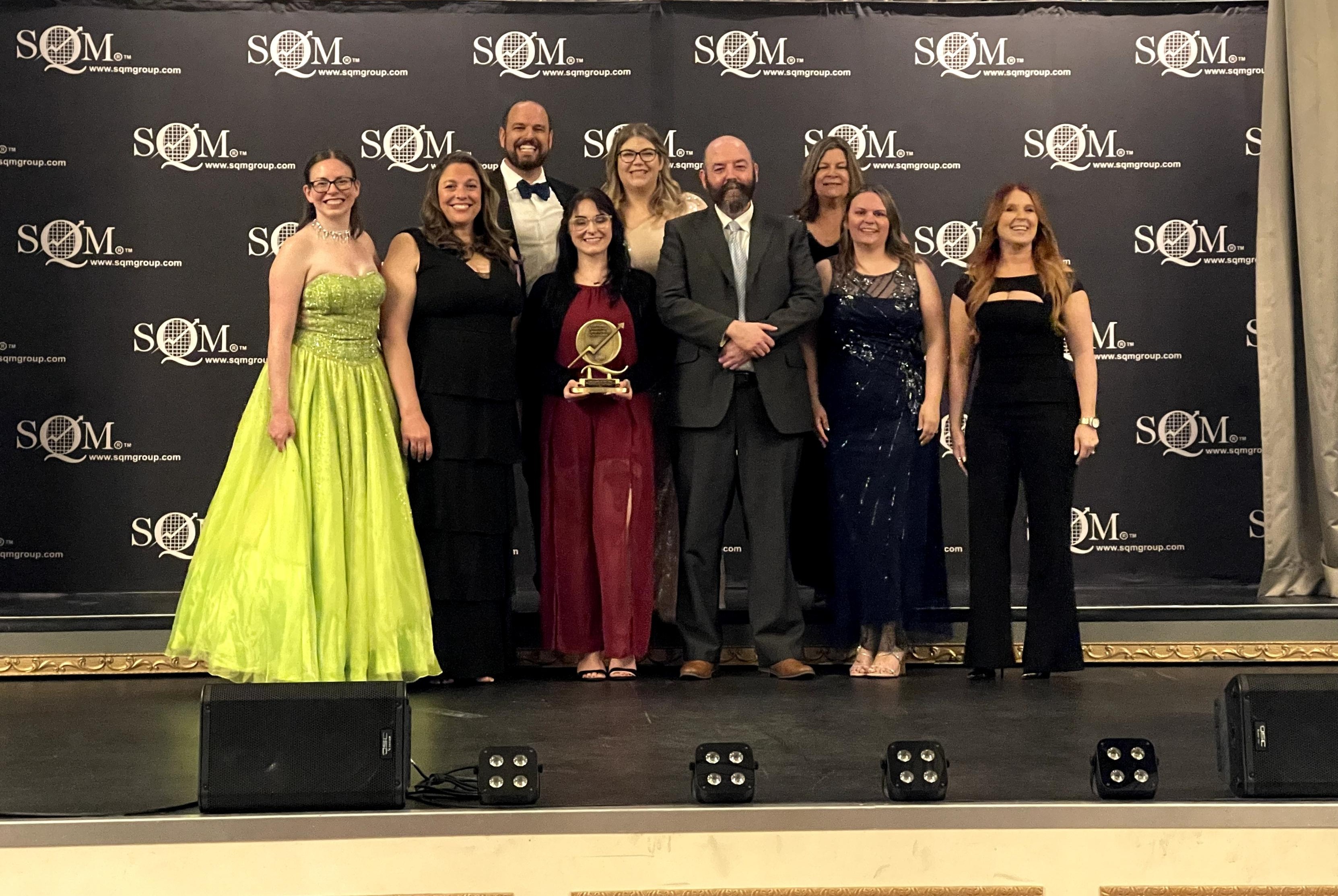Customer service representatives receive award