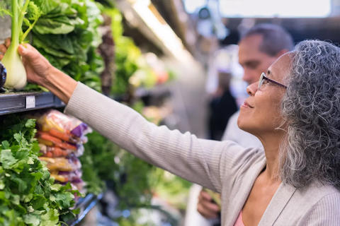 Eating healthy at 60